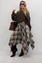 gonna media lunghezza flannel